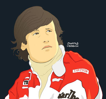 Patrick Tambay by Muneta & Cerracín