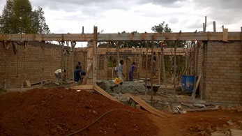 The work on the ring beam goes on...