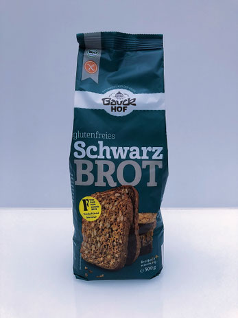 Bauckhof - glutenfreies Schwarzbrot 