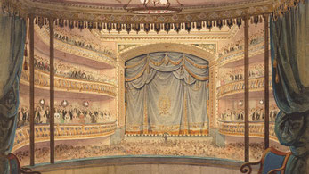 Landestheater Coburg - Historische Zeichnung