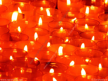 Lichtermeer aus Kerzen
