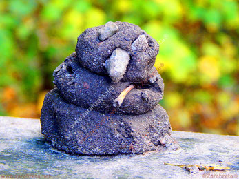 Matschmännchen als Schneemann