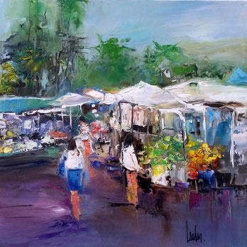 "Présence verte" - 50x50 