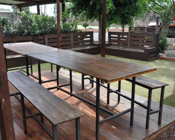 área de descanso del paintball