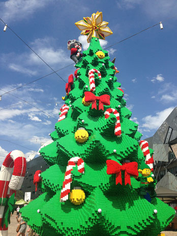 オーストラリアで見たレゴのクリスマスツリー