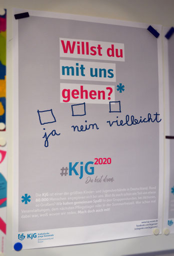 Eins der neuen Plakate zur Kampagne KjG2020. 