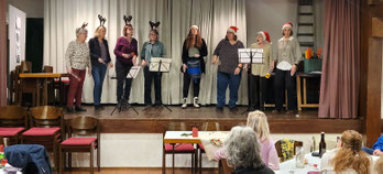 Kurzer, aber mitreißender Auftritt der Percussiongruppe der Rainbow Singers