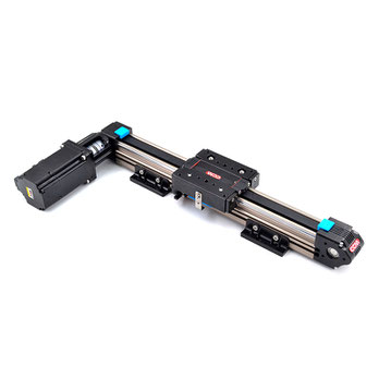 Servo Motor in Linear Guide Rails belt driven
