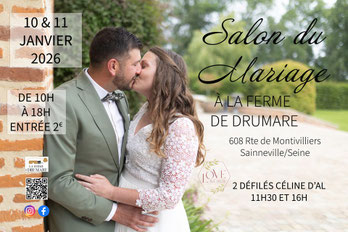 Salon du mariage de Love And Caux - 13 et 14 Janvier 2024