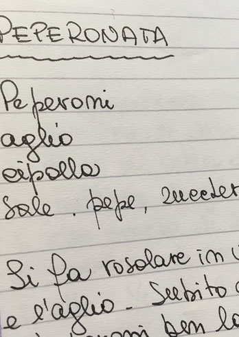 イタリア料理レシピ