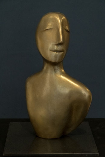 Heidrun Feistner / Engel der Geschichte für Paul Klee / Bronzefassung / Exemplar 4/5 / 29 cm / 2024 / Foto Olaf Mokansky