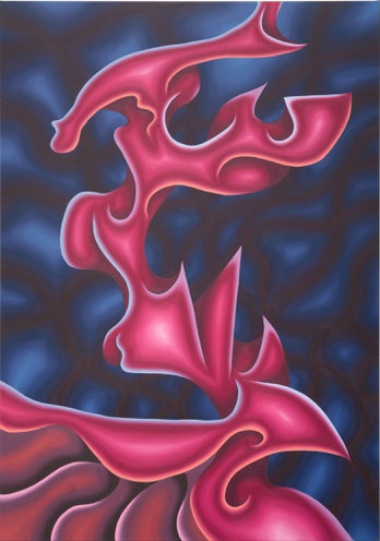 Toptur, 2023, oil on canvas, 200 x 140 cm 