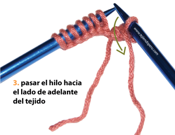 Cómo tejer en dos agujas: tejido tubular