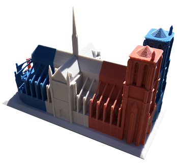 3d-druck-notre-dame-architektur-miniaturmodell