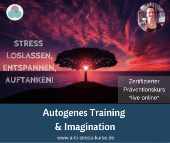 Präventionskurs für Betriebliche Gesundheit: Autogenes Training & Imagination - Anti-Stress-Trainerin Christina Gieseler - Mindful Balance Gesundheitsprävention & Stressmanagement