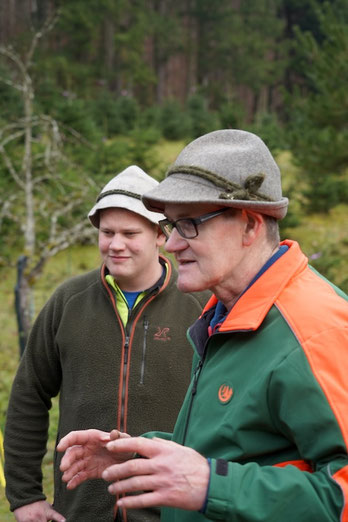 Vater und Sohn: Siegfried und Leon Kienzle