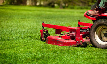 mowing in wet conditions