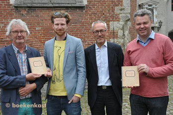 vlnr: Paul de Moor, Jef Boes, Wim Vanseveren en Maarten Van Steenbergen 