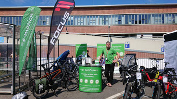 Die e-motion e-Bike Welt Ahrensburg auf der VELOHamburg