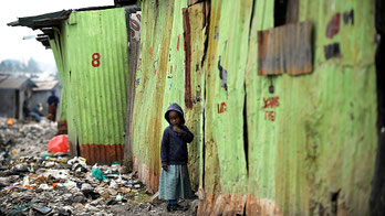 Mukuru kwa Njenga slum in Nairobi, Kenya