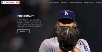 La homepage della sezione Pitch Smart del sito MLB.com
