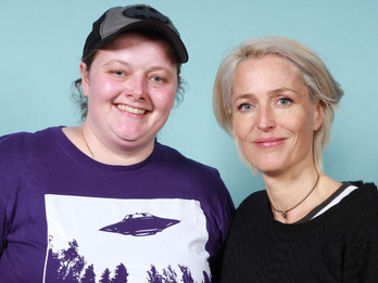 Meeting Gillian Anderson at FACTS 2017