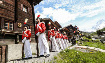 The Swiss of Loetschental primarily ate dairy products from cows grazing on alpine slopes, and rye bread, meat about once a week, usually veal, using all the parts and making soup with the bones, and some vegetables during the summer.