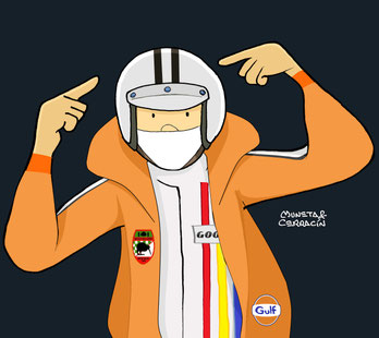 Denny Hulme by Muneta & Cerracín