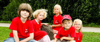 Kinder in einer NAJU-Kindergruppe