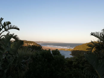 Blick von unserem Dorm Balkon