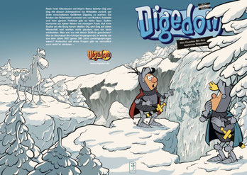 Digedon Heft Nr. 17, Februar 2020, Cover Jan Suski, Digedags, MOSAIK Hannes Hegen