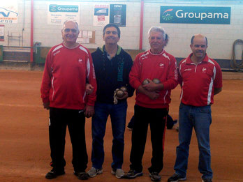 Maurice, Gilles, Marc et Laurent.