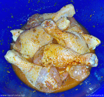 Marinierte Drumsticks vom Hähnchen