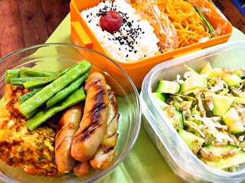先週、主人が作ってくれたお弁当
