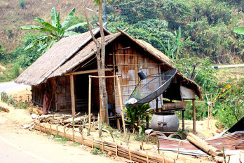 On remote routes through the mountains of Chiang Rai.
