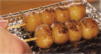だんご　焼きたて