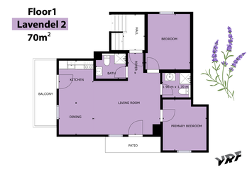 Sketch of our apartment Lavender II