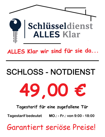 Schlüsseldienst ALLES Klar für Hamburg Blankenese