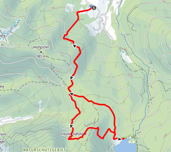 Laudachsee, Ausblick Katzenstein, Freundschaftshöhe