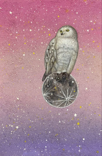 「Dreamer 星の魔法」雲母壁面画 170×120mm/￥55,000(税込)