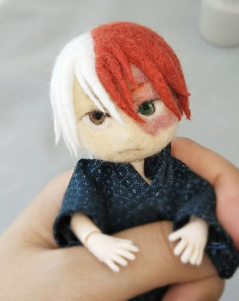羊毛フェルト　ヒロアカ　轟 焦凍　ヒーローアカデミア