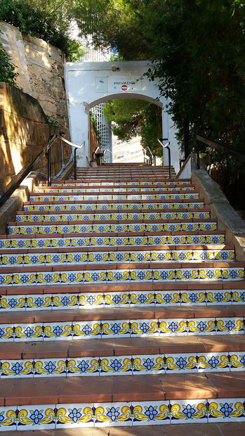 wunderschöne Treppe immediterranen Stil - Reisebericht Magaluf