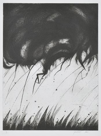 第70回一陽展　黒豹