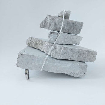 Concrete Eroded Stackable Retail Risers  by PASiNGA