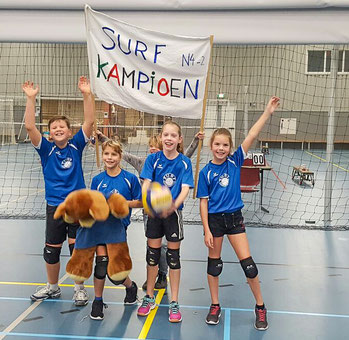 Miniteam N4-2 met vlnr: Rick Prins, Jamie Visia, Marit Horneman, Janine Brugge.