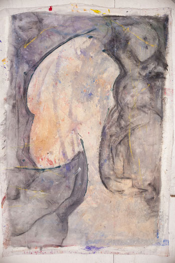 Acrylique sur drap