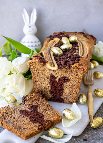 Bananabread, banana cake, chocolate, bananas, cake, Bananenbrot, Peanutbutter, Erdnussbutter