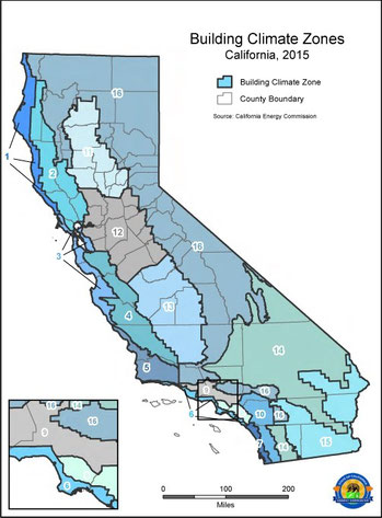 PACE Program Cool Wall Coatings Products and Cool Roof - Prescriptive Products are only eligible for properties located within CEC Building Climate Zones 4-10 and 12-15.