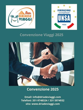 immagine convenzione viaggi 2025