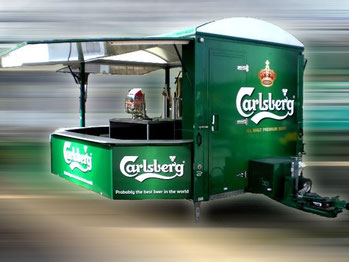 Carlsberg Ausschankwagen